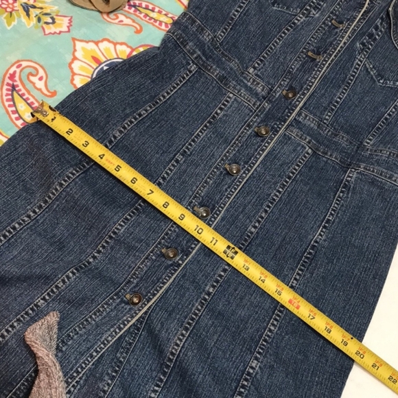 👗 DKNY Blue Denim Dress 👗 - Picture 8 of 9